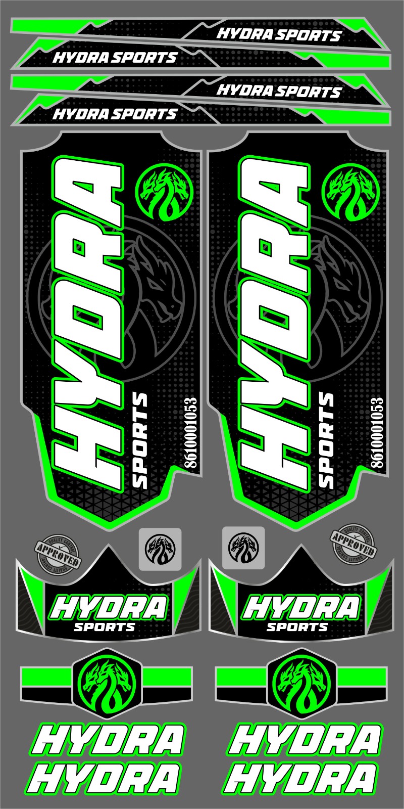 Mirror Finish Stickers